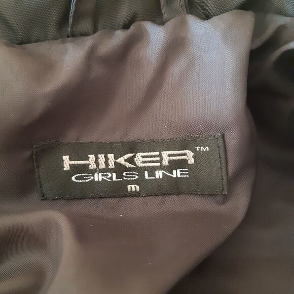 Womans Black Hiker Girls Line Coat - Picture 5 of 7